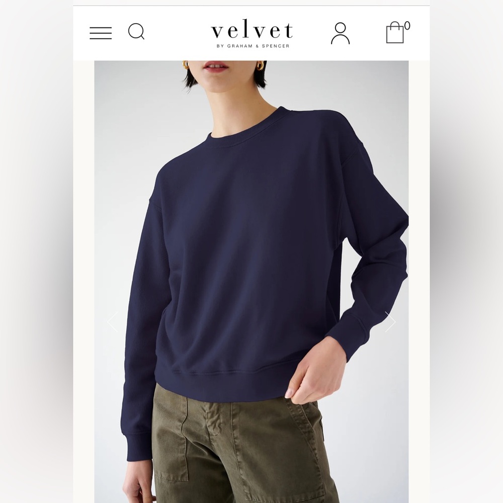 Ynez sweatshirt - Velvet by Jenny Graham